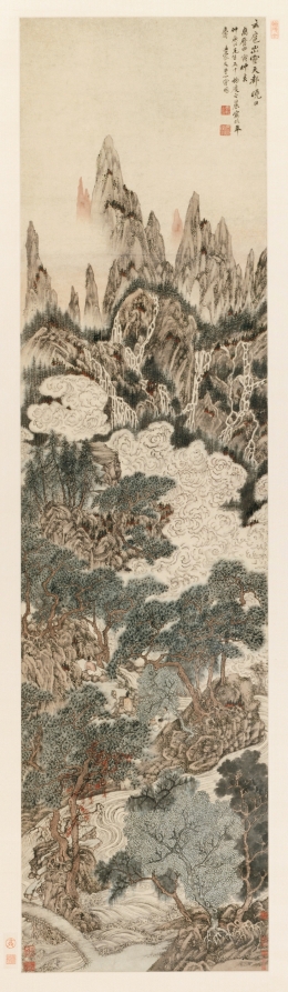 天都曉日圖 · 丁雲鵬