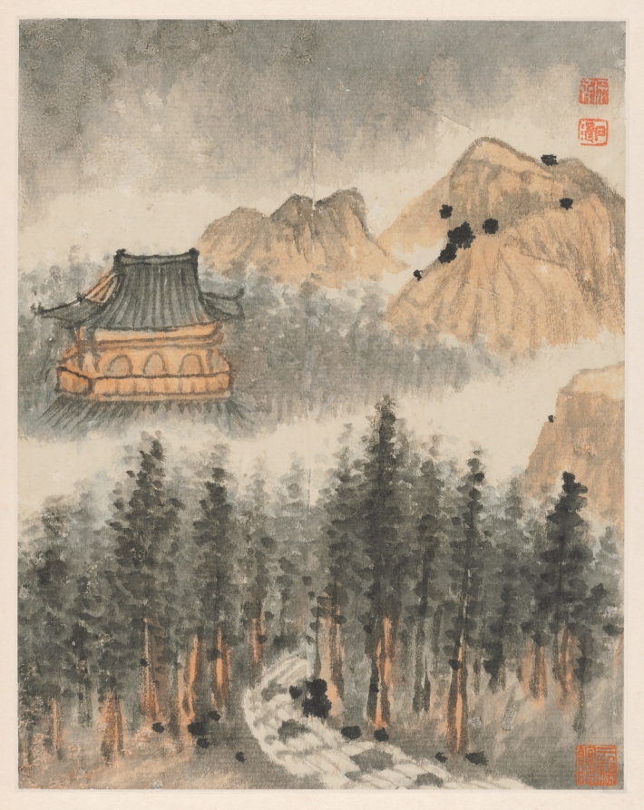 秦淮憶舊圖冊 · 石濤