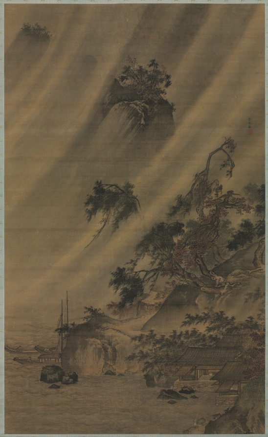 江村風雨圖 · 呂文英