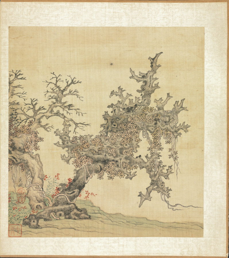 Paintings after Ancient Masters: An Ancient Tree · 陳洪綬