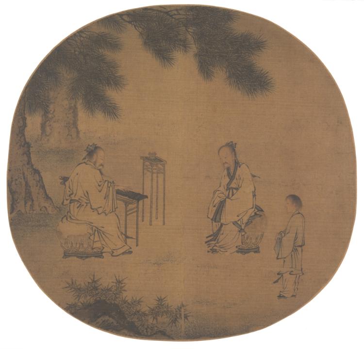 聽琴圖 · 劉松年