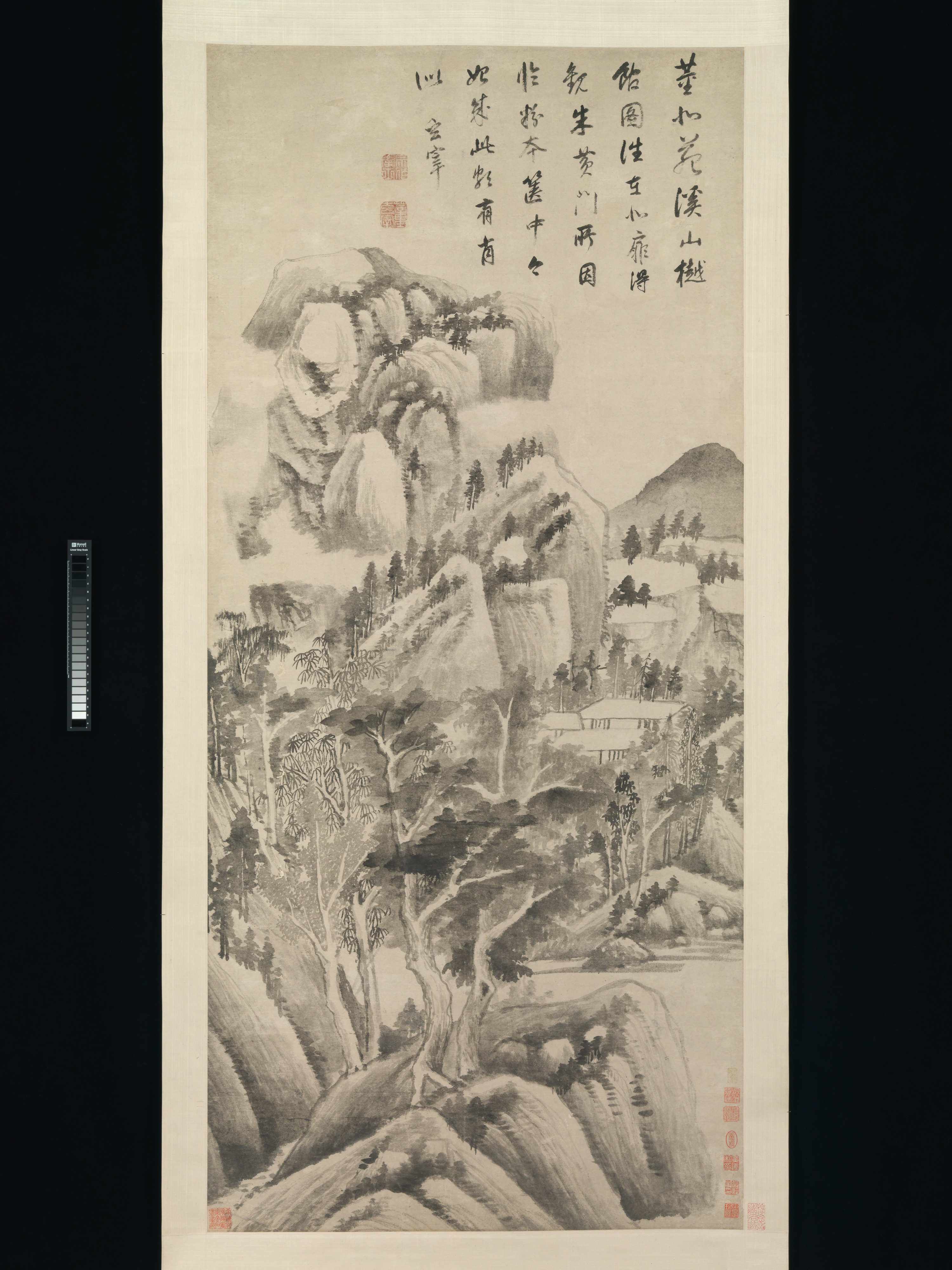 Shaded Dwellings among Streams and Mountains · Dong Qichang